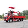 Grúa sobre Camión de 3 Secciones de una Sola Fila de 10 Toneladas Dongfeng Huashen, Grúa sobre Camión y Vehículo de Transporte, Ingeniería de Minas de Carbón, Asistencia de Dirección