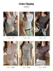 Camiseta versátil de manga corta para mujer, con cuello redondo y dobladillo enrollado, estilo coreano de verano, simple, ajustada, top básico para capas