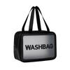 Bolsa de cosméticos portátil de viaje de PU, impermeable, gran capacidad, para guardar cosméticos, ideal para la natación