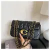 Producto estrella de transmisión en vivo transfronteriza: bolso de hombro y bandolera acolchado versátil de alta calidad, popular bolso pequeño con cadena estilo Chanel