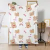 Manta de Franela con Manchas Blancas y Negras Impresión Digital a una Cara Personalización por Imagen Descanso para Almorzar Dormitorio Estudiantil Oficina Manta para Aire Acondicionado