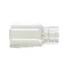 Frasco de Vidro Transparente Pequeno Formato Lâmpada com Fundo Plano 2ml Embalagem de Amostra para Teste com Essência Líquida Original Frasco com Tubo de Sucção para Óleo Essencial