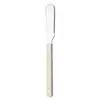 Juego de Cubiertos de Acero Inoxidable con Mangos de Plástico, Cubiertos Estilo Occidental 430, Cuchillo y Tenedor para Steak, Cuchara y Tenedor de Postre, Juego de Cinco Piezas