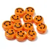 Accesorios de Joyería Hechos a Mano DIY 100 Piezas/Paquete Acrílico Colorido Cara Sonriente Convexa Cuentas Pulsera Cuentas Planas Redondas