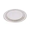 Venta al por mayor de fábrica Platos Esmaltados, Platos Nostálgicos para Snacks, Varias Especificaciones, Suministros para Restaurantes, Platos de Vajilla Esmaltada Gruesa Blanca Pura