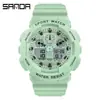 Reloj Digital Sanda 3017 Multifuncional Impermeable Deportivo para Estudiantes Hombres y Mujeres Relojes Personalizados Creativos para Exteriores para Hombres y Mujeres