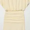 Atacado de Roupas Femininas Transfronteiriças Verão 2026 Novo Estilo Simples e Elegante Cor Sólida Moda Ajuste ao Corpo Cintura Marcada Emagrecedor Vestido