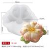 Molde para Pastel de Luna del Festival del Medio Otoño Estilo Chino Flor de Cerezo Loto Hibisco Pastel de Frijol Mungo Snack y Fruta Herramienta de Molienda de Silicona