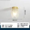 Luminárias de teto criativas em formato de tira de pérolas, na cor creme, para corredores, varandas, novas entradas e vestiários, feitas de ferro