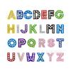 8mm contas de diamante colorido Inglês strass letras diy personalizado alça de ombro pulseira chapéu colar acessórios de jóias