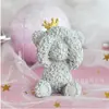 Oso de Confesión de Amor Red de Internet Adornos Decorativos para Pastel de Amor Luz Roja del Día de San Valentín Enchufe para Hornear Vestido
