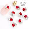 Nail Art Alloy Jóias Pilha Broca OMD Acessórios Nail Sticker Diamante Jóias Nail Sticker Nail Art Pile Broca Atacado