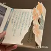 Kit de Materiales para Cuaderno Hecho a Mano Nepalí con Flores de Planta Lokata Roja Prensadas y Cuaderno Pintado a Mano