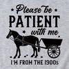 Jaqueta T-shirt casual europeia e americana por favor seja paciente comigo Amazon ebay gola redonda manga curta feminina