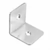 Soporte de ángulo de acero inoxidable clip de fijación de ángulo recto de 90 grados para mesas, sillas, estanterías, gabinetes, soporte de estante de hierro triangular tipo TL