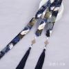 Accesorios Hanfu con falda larga, accesorios para el cabello, banda para el cabello estilo chino para mujer, disfraz de estilo antiguo, tocado de cinta larga roja