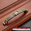 Maçaneta Estilo Antigo, Bronze Antigo Estilo Europeu Porta de Armário Gaveta Liga de Zinco Móveis Simples para Guarda-Roupa Maçaneta Verde Antiga Maçaneta de Furo Único