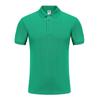 Polo Piqué de Algodón Puro de Color Puro 220g Holgado con Solapa Manga Corta Ropa de Trabajo Corporativa para Eventos Estampado Bordado Logotipo