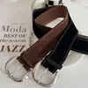 Nuevo Cinturón Ancho de Gamuza Estilo Vintage para Mujer, Accesorio de Cinturón de Cuero Moderno y de Moda