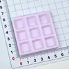 Accesorios de Resina Juguete de Comida Pegamento de Crema Joyería Dibujos Animados Hecho a Mano DIY Adornos Creativos Material Tarjeta Grande Placa de Cuadrícula de Nueve