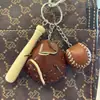 Llavero Colgante Mini Béisbol Transfronterizo Accesorios Deportivos Casuales Softbol Béisbol Pequeños Accesorios Fabricante de Manualidades