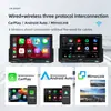 Player Mp5 Universal 7 polegadas, Soquete Único, Carplay Sem Fio, Bluetooth 5.2, Câmera de Ré, Carregamento Rápido Tipo-C
