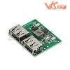 Salida USB dual 9V/12V/24V a 5V 3A Módulo de carga para coche CC-CC reductor de voltaje estabilizador