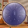 Serie Acero de Titanio Lurut Tambor Etéreo de 15 Tonos Tambor de Lengua de Acero de 14 pulgadas Tambor para Aliviar el Estrés Tambor Hueco Colorido Instrumento de Percusión para Adultos