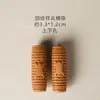 Abalorio de Barril con Mantra de Seis Caracteres "Cien Bendiciones" de Sándalo, Accesorio Creativo DIY para Manualidades, Colgante para Hombres y Mujeres, Adorno para Cadena de Teléfono Móvil