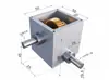 Caja de Cambios Transmisión Manual Eléctrica Pequeña Micro Reductor de Engranajes Helicoidales Reductor de Engranajes de Eje