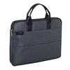 Maletín de lona azul y negro multicapa, bolso para ordenador A4, bolso de mano para hombre y mujer, bolso de archivo, bolso de conferencia