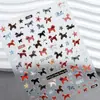 Zm Nuevas Pegatinas para Uñas de Caballo de Tela Moda Simple Año Nuevo Año del Caballo Invierno Pegatinas Adhesivas Personalizadas para Uñas