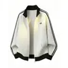 Chamarra sudadera con cierre para hombre, estilo callejero americano, nuevo top casual de primavera 2026, chaqueta deportiva color block, algodón