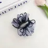 Novo Prendedor de Cabelo Estilo Francês Outono/Inverno, Elegante e Fashion, Rede Nuvem, Pinça Média