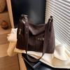 Bolsa de grande capacidade transfronteiriça feminina outono e inverno 2025 nova bolsa de ombro casual para todos os tipos de combinações bolsa de viagem da moda