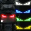 Parafuso de Placa de Moto Transfronteiriço Luz Triângulo Olho de Diabo Modificação Universal Acessórios Decorativos para Motos Luz de Carro Cruz