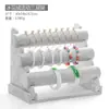 Suporte de Exibição para Pulseiras e Braceletes Suporte de Balcão de Loja Rack de Armazenamento para Pulseiras e Colares Caixa de Armazenamento Destacável de 5 Níveis Grande