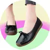 Zapatos Casuales de Boca Baja para Mujer Zapatos para Mamás Zapatos Nuevos Estilo Coreano Primavera y Verano Zapatos sin Cordones para Mujer