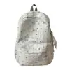Mochila de moda estilo coreano para estudiantes de secundaria y preparatoria, mochila casual para el día a día, mochila casual de estilo universitario para viajes de gran capacidad