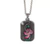 Colgante de tarjeta nada de loto esmaltado, artesanía cloisonné, personalidad, moda nacional, colgante retro, tembloroso, venta en vivo, collar