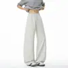 Colección Otoño 2026: Pantalones de pierna ancha con corte inclinado estilo americano sin sombras, Tallas M-5XL, HK261035 - Especial P28
