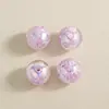 Nube Cerámica Redonda Perlas Resina Brillo Fino DIY Cadena Teléfono Móvil Llavero Cuentas Sueltas Lote Suelto ABS