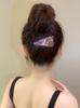 Explosiones de TikTok Estilo Coreano de Alta Gama Dongdaemun Celebridad de Internet Temperamento Pinza para el Cabello con Pedrería Pinza para el Flequillo Pinza Lateral Estilo Princesa Pinza BB