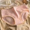 Japonês doce cueca bonito das mulheres de algodão virilha meados de-cintura bebê de algodão quadril envolto simples menina estudante cuecas