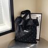 Bolso de Hombro de Gasa Nuevo Fresco y Dulce Transfronterizo Lindo Bolso de Mujer con Volantes Moda Gran Capacidad Bolso para Clase y Viajes