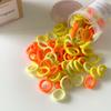 Color alta elasticidad no lastima el cabello del bebé anillo para el cabello básico para niñas cuerda para el cabello para cabeza pequeña anillo de toalla para pulgar para niños