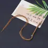 Campanillas de Viento con Cáscara de Fruta Tejidas a Mano con Cuerda, Nudo de Diamante, Nudo Plano, Accesorios de Cuerda Lisa, Colgante, Llavero, Manualidades DIY y Artículos Decorativos