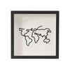 Moldura para fotos Time Debris Ticket Travel Ticket Comemorativo Coin Ticket Stamp Storage Frame Cartão postal Wall Display Frame