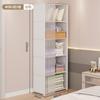 Estantería Estantería de Múltiples Niveles de Pie para Dormitorio Armario de Almacenamiento Simple Estante para Ropa, Juguetes, Snacks Estantería a Prueba de Polvo