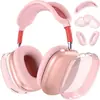 Adecuado para Funda Protectora Airpodsmax Auriculares Bluetooth Apple Funda de Silicona Montados en la Cabeza TPU Transparente Almohadilla para la Oreja Funda Protectora